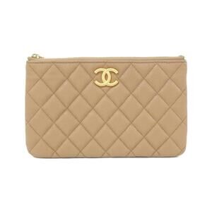 CHANEL Cream Pouch